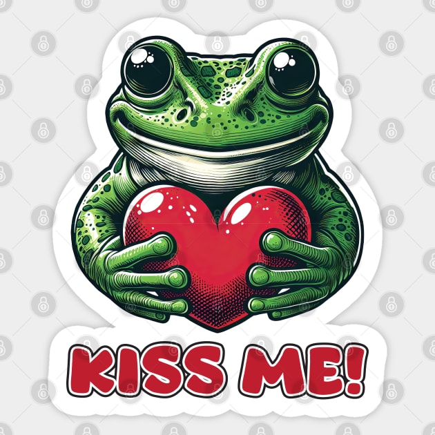 Frog Prince 98 Sticker by Houerd